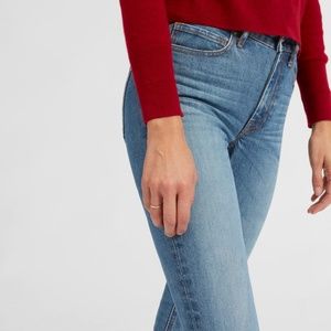 Everlane Light-wash Mid-Rise Ankle Jean